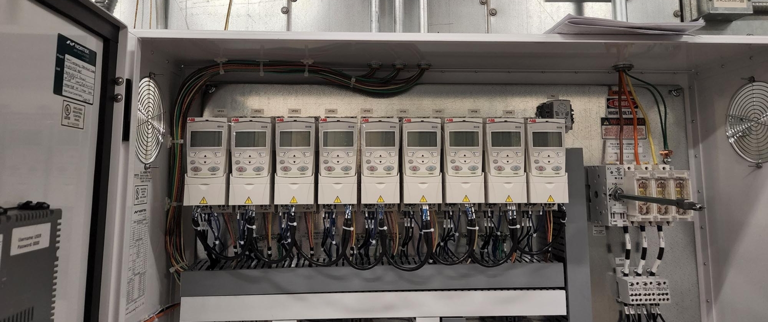 Preventative Maintenance close up view of an electrical box