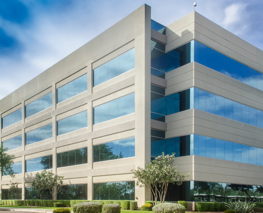grey generic modern building